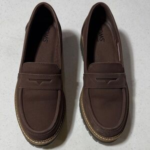 Toms Cara Brown Loafers